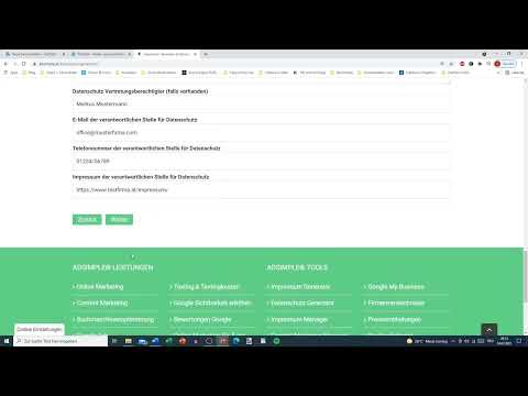 Elementor f&uuml;r WordPress: 3.6 | Impressum erstellen