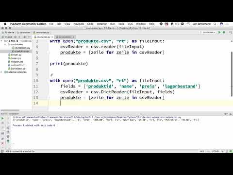 Programmeren met Python - 12.4 CSV-bestanden verwerken