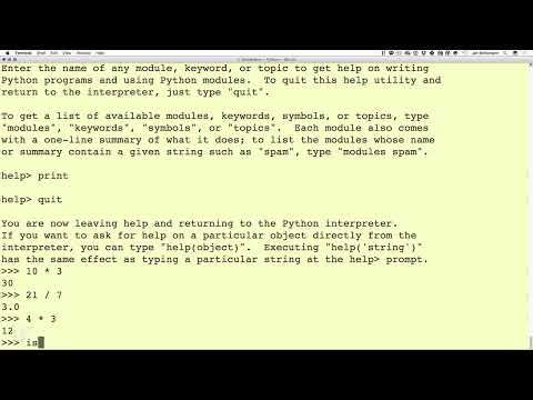 Programmare con Python - 1.4 Python sulla riga di comando