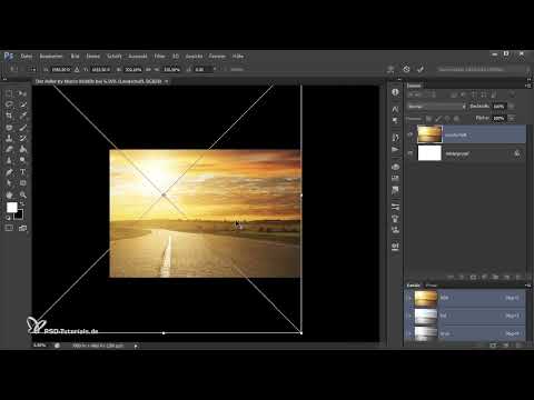 Photoshop - The Eagle: 01 - Crear el lienzo y preparar el fondo
