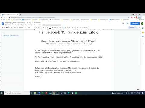 Copywriting-tutorial: 12,5 | V&auml;rsta fallscenariot