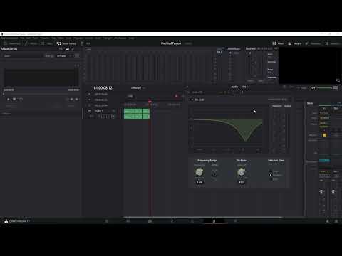 Da Vinci Resolve: 7.7 | Yüksek S-, Sch-sesleri veya homurdanmayı kaldırın