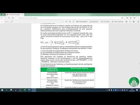 Datenanalyse mit Excel f&uuml;r Business und Vertrieb: 3.3 2-seitiges Konfidenzintervall