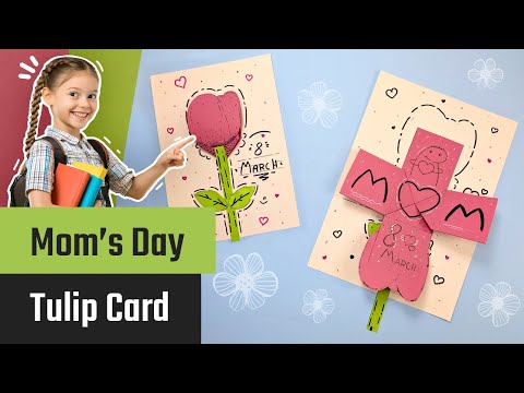 Forhåndsvisningsbillede: DIY Pop-up blomsterkort: Kærlig gave til Mors Dag eller gave til bedstemor