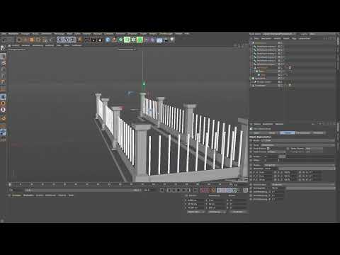 Cinema 4D "Underground": 1.8 Barandillas