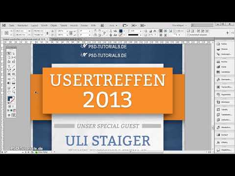 Plakat gestalten in Adobe InDesign - Teil 4: QR-Code und Texturen erstellen