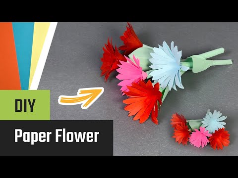 Forhåndsvisningsbillede: Papirblomster til Valentinsdag: Gør-det-selv vejledning