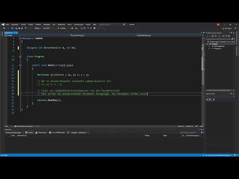 Programmation C# : 12.4 | Expressions Lambda (Expressions Lambda)