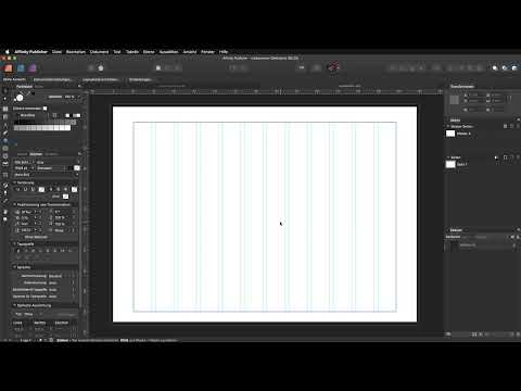 Tutorial de conceptos b&aacute;sicos de Affinity Publisher: 13 | Cuadr&iacute;culas base, cuadr&iacute;culas y columnas