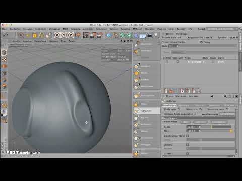 Sculpter dans CINEMA 4D - Fondamentaux : Partie 13 - Outils 02