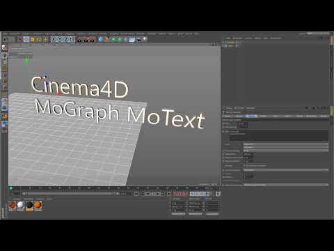 Sinema 4D MoGraph i&ccedil;in başlangı&ccedil; ​​seviyesi - 3.4 MoText