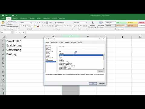 Excel course for controlling and sales: Assortment list, units, currency & Co - 3.5 Assigning single and multiple number forms