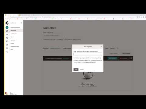 Mailchimp: 1.8 | Tags og segmenter forbinde