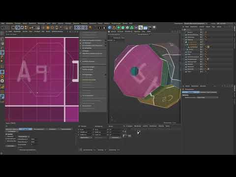 BodyPaint 3D-tutorial: 1.5 Udpakning af lampeskærm 02