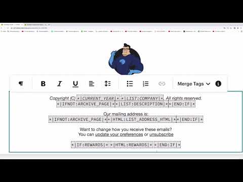 Mailchimp: 2.2 | Tilføj blokke til nyhedsbrevet & lav undersøgelser i Mailchimp.