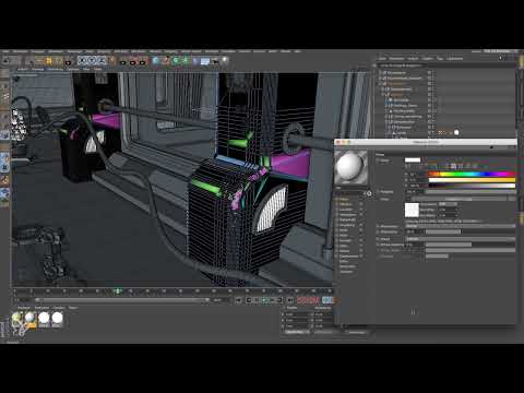 Pratique dans Cinema 4D - Modélisation et éclairage d'une station spatiale: 20 carte de sommets
