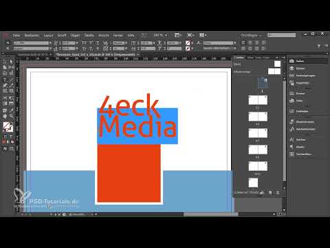 Realizzare una brochure come materiale informativo in InDesign.