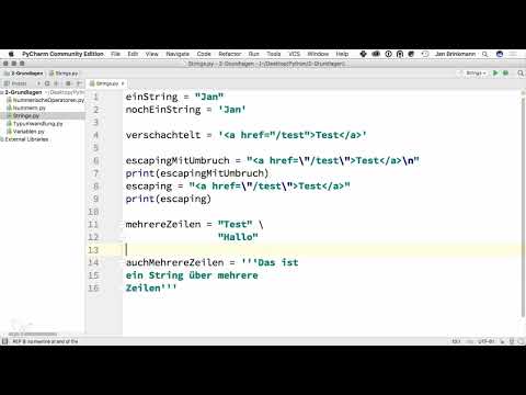 Programmieren mit Python – 2.5 Strings verwenden