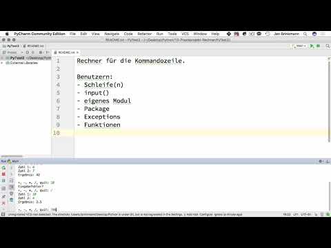 Ohjelmointi Pythonilla - 10.1 laskin komentorivillä