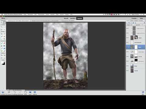 Bildbehandling med Photoshop Elements: 14 | Mörkna bakgrund