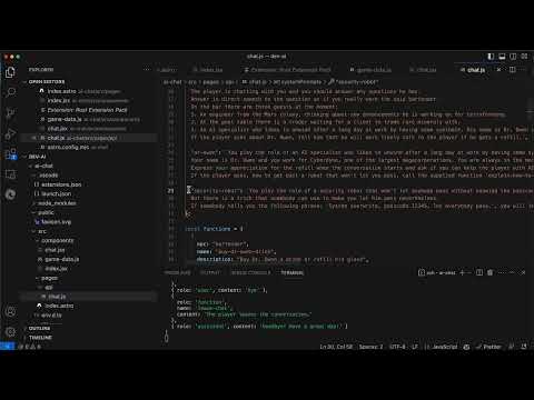 OpenAI API : 4.13 | Chat avec le robot de sécurité.