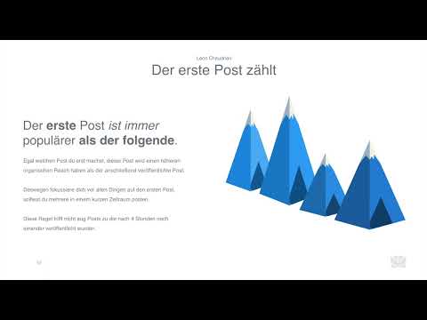 Facebook-Marketing-Hacks: 16 | Warum du mit dem ersten Post am meisten Reichweite generierst