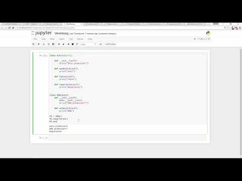 Python-Programmierung f&uuml;r Einsteiger &ndash; 36 Vererbung