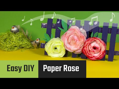 Forhåndsvisningsbillede: DIY roser ved havehegnet: Kreativ gave til mors dag eller gave til mormor
