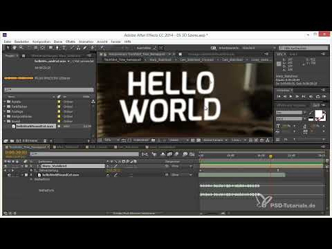 3D-projektit After Effects -ohjelmassa: Kuvan aikajanan muokkaus