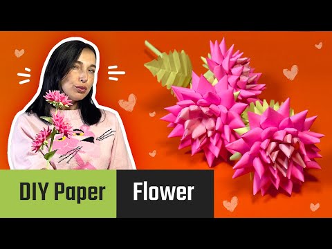 Forhåndsvisningsbillede: Smukke papirblomster: Enkel DIY-guide til børn