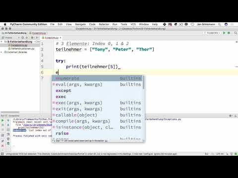 Programmazione con Python - Gli errori sono rappresentati come eccezioni.