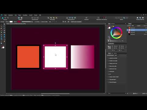 Affinity Designer-Tutorial &ndash; Grundlagen: 2.3 | Fl&auml;chen, Konturen und Verl&auml;ufe