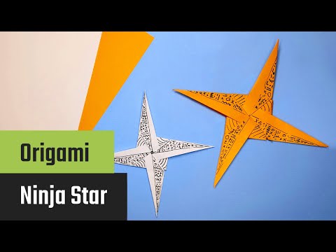 Forhåndsvisningsbillede: Modulær origami shuriken: vejledning med video, fotos og beskrivelse