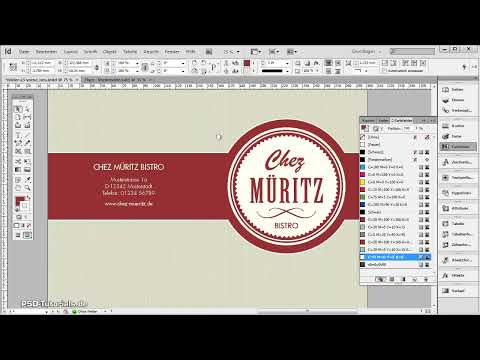 Professionelle Speisekarte in Adobe InDesign gestalten - Teil 1