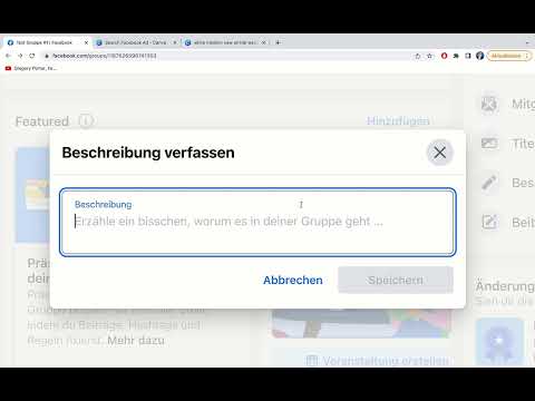 Facebook-markedsføring: 15.3 | Tilføj beskrivelse til en gruppe