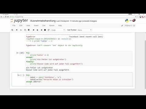 Python-ohjelmointi aloittelijoille - 20 poikkeuskäsittelyä Try, Except, Else, Finally.