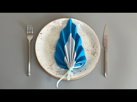 Voorbeeldafbeelding: Servetten vouwen voor de bruiloft: Onze top 4 handleidingen met video