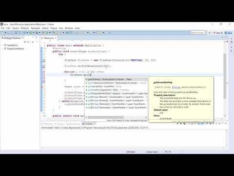 JavaFX für GUI-Entwicklung – 31 FlowPane