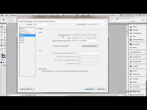 Exportation en PDF dans InDesign