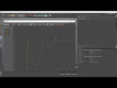 Cinema 4D'de 3.2 F-eğrileri ve Anahtar karelerle 3D animasyon oluşturmak.