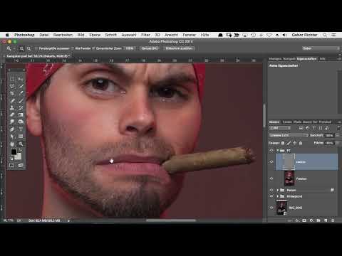 Çizgi roman tarzı Photoshop - 4.3 Frekans ayrımı: Hardcore 1