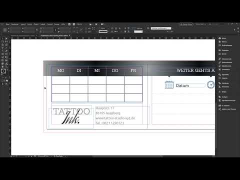 Apprendre InDesign - Tutoriel pour débutants : 2.10 Créer des tableaux simples