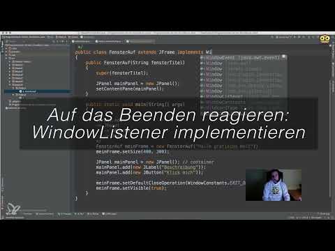 Java für Einsteiger – 9.2 Auf Eingaben reagieren (Teil 1)