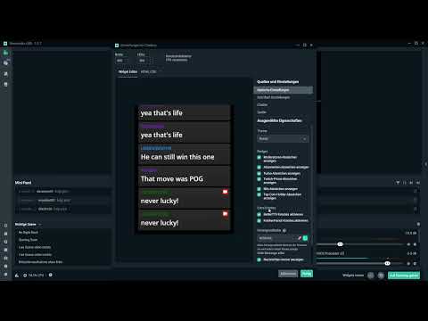Streamlabs: 9.3 | Chat-Box einrichten