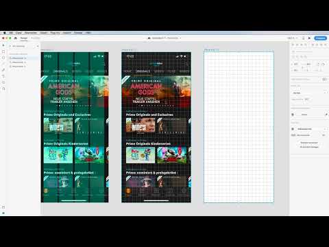 Adobe XD: 05 | Configuraci&oacute;n de rejilla para columnas y rejillas rectangulares