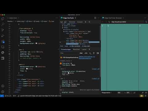 Flexbox CSS:ssä ja HTML:ssä: 4.2 | 3 saraketta, 3 riviä