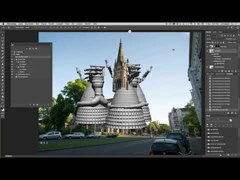 Photoshop-3D-Tutorial „Take-off”: 09 | Motor