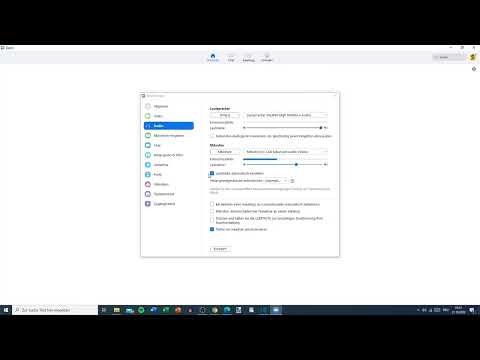 Zoom-Tutorial: 3.2 | Zoom-Meeting: Ayarlar