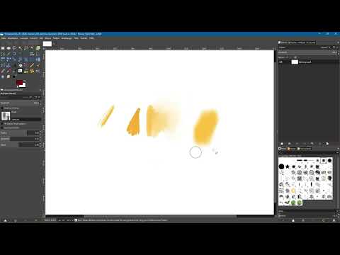 GIMP 2.10'daki yeni özellikler: 2.7 | MyPaint fırçası