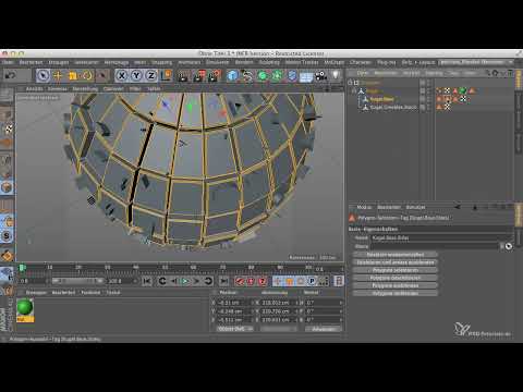 Cinema 4D, Photoshop ile buluşuyor: Bevels ve polygon alt b&ouml;l&uuml;mleri hakkında Greebler a&ccedil;ıklamak.